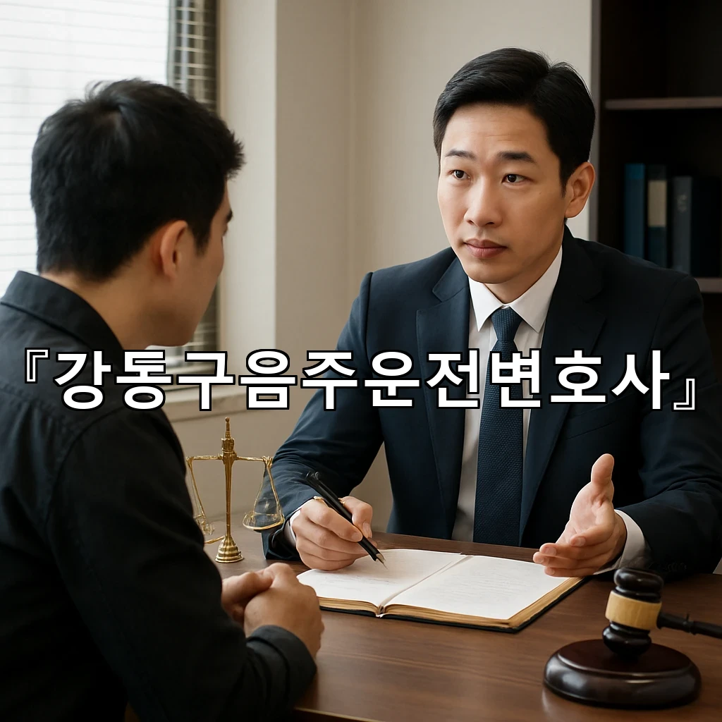 강동구음주운전변호사 첫 상담에서 놓치지 말아야 할 핵심 정리