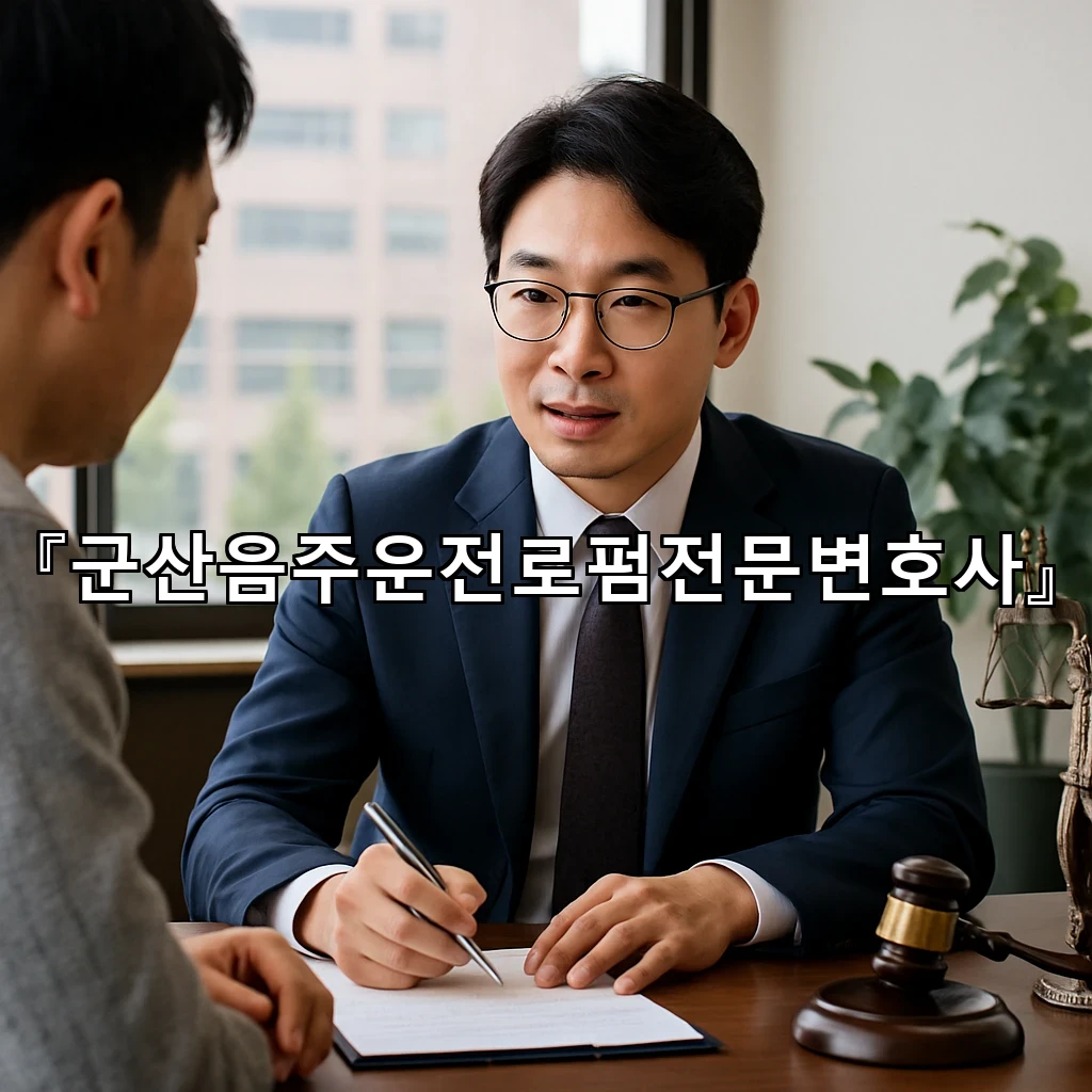 군산음주운전로펌전문변호사 사정이 복잡할수록 먼저 확인할 절차들
