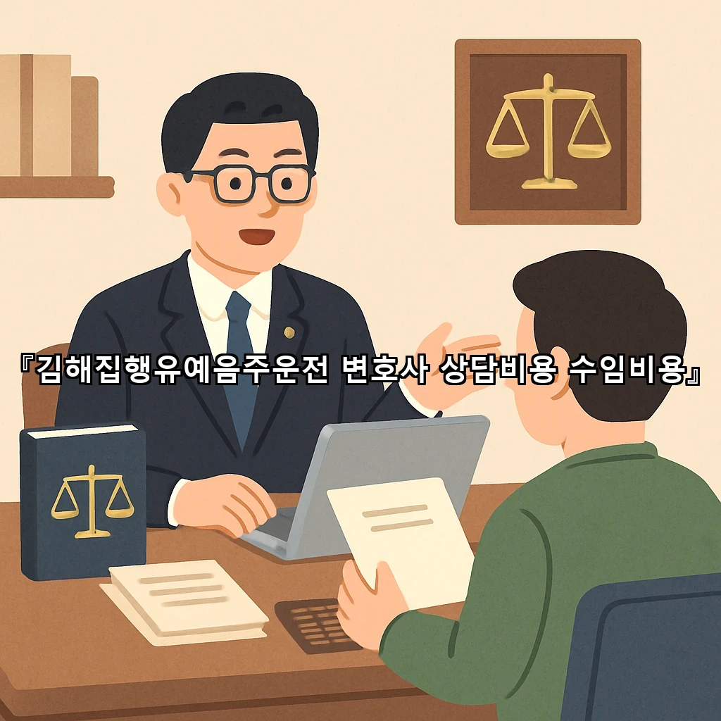 legal image 김해집행유예음주운전 변호사 상담비용 수임비용 6408