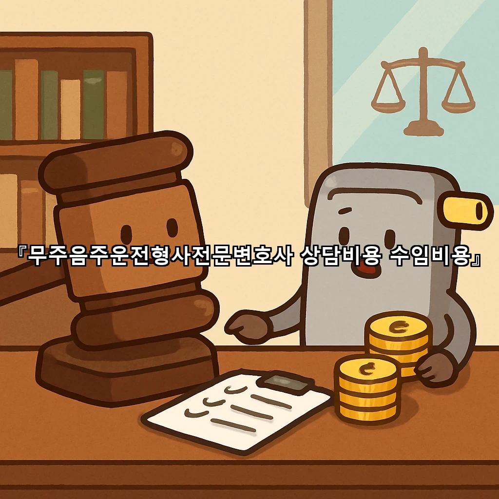 무주음주운전형사전문변호사 상담비용 수임비용