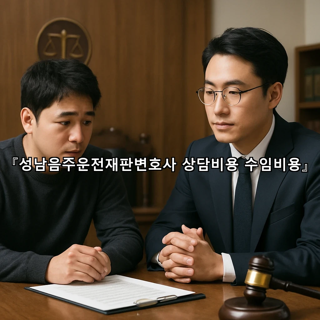 legal image 성남음주운전재판변호사 상담비용 수임비용 6650