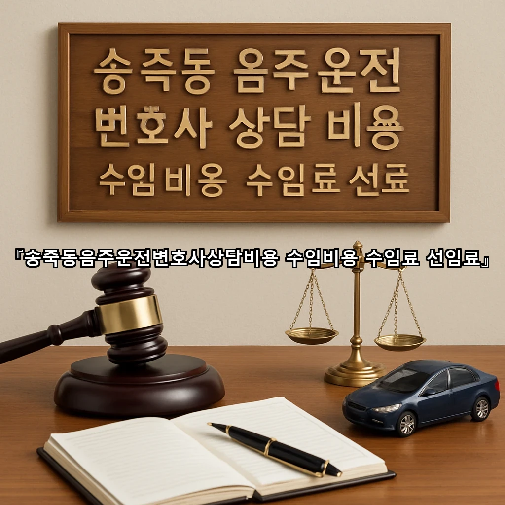 legal image 송죽동음주운전변호사상담비용 수임비용 수임료 선임료 6565