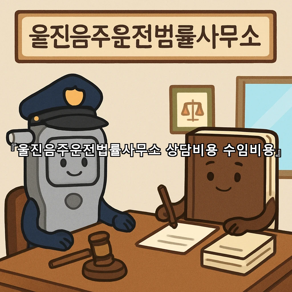 울진음주운전법률사무소 상담비용 수임비용