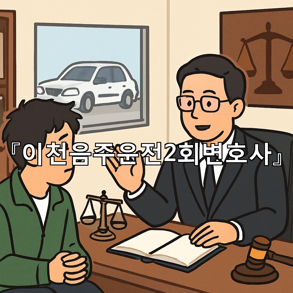 이천음주운전2회변호사 두 번째 사건의 흐름을 읽는 현실적 해설