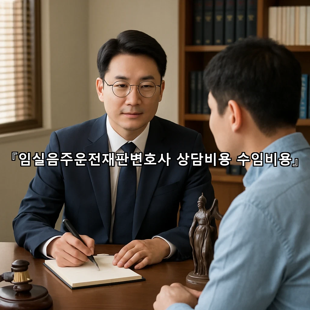 임실음주운전재판변호사 상담비용 수임비용