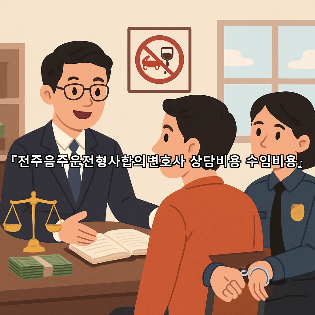 legal image 전주음주운전형사합의변호사 상담비용 수임비용 6591