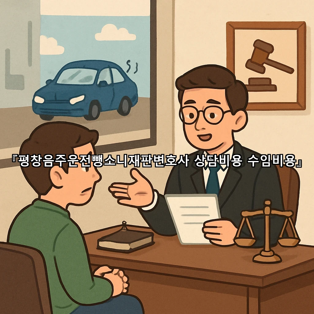 평창음주운전뺑소니재판변호사 상담비용 수임비용