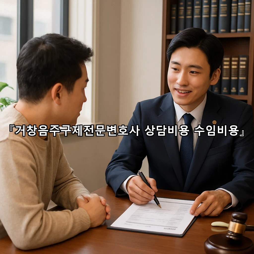 거창음주구제전문변호사상담비용수임비용 부담을 줄이는 준비 순서