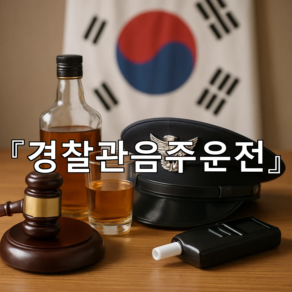 경찰관음주운전 적발 이후 절차를 이해하기 위한 기본 안내서