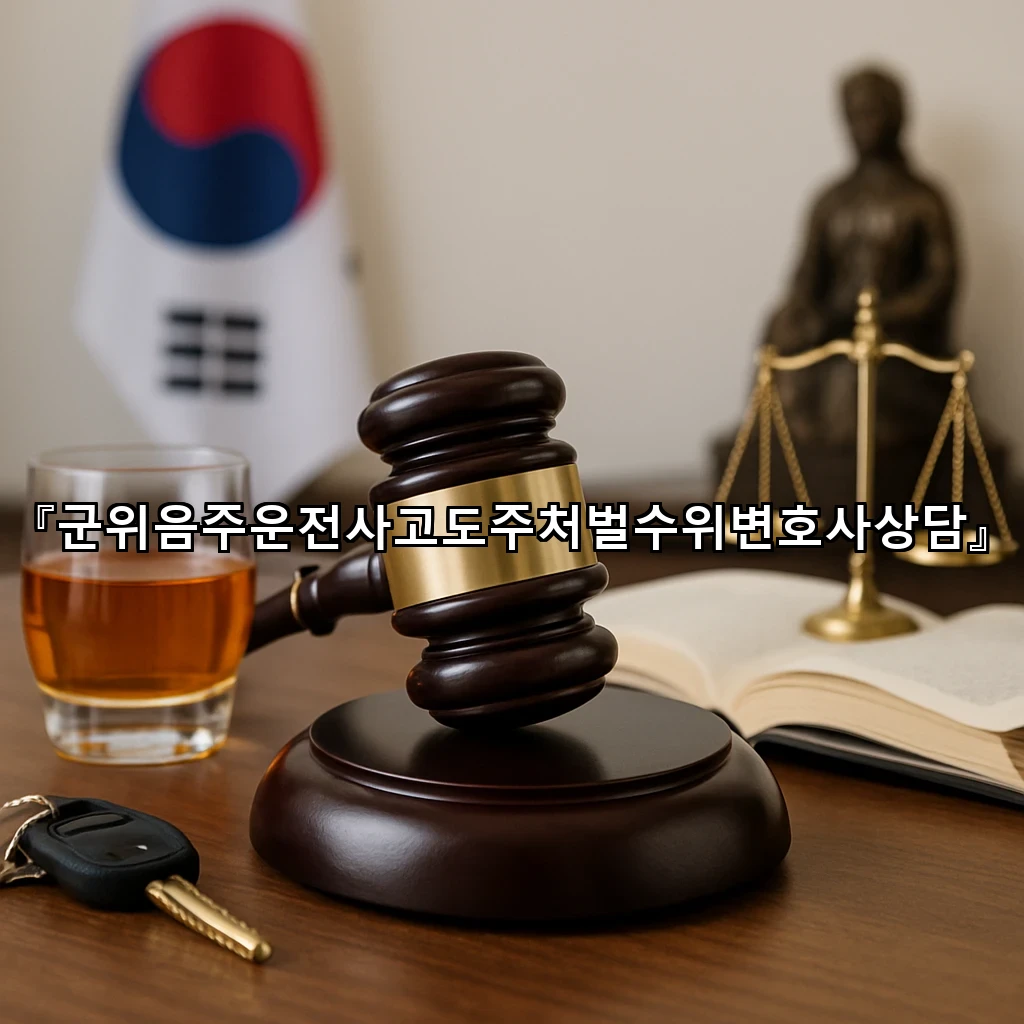 군위음주운전사고도주처벌수위변호사상담