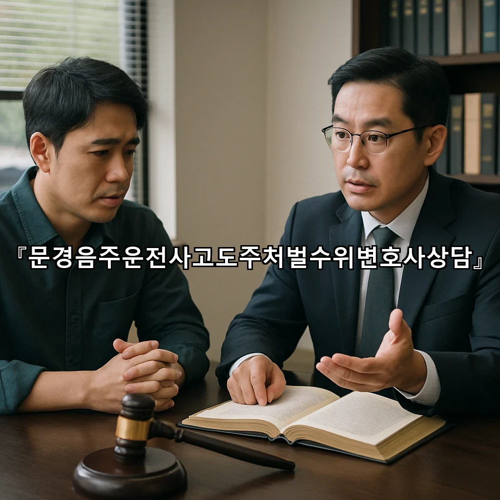문경음주운전사고도주처벌수위변호사상담
