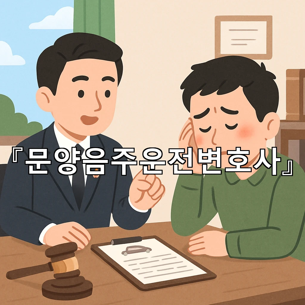 문양음주운전변호사 상담 전 알아두면 도움 되는 절차와 준비