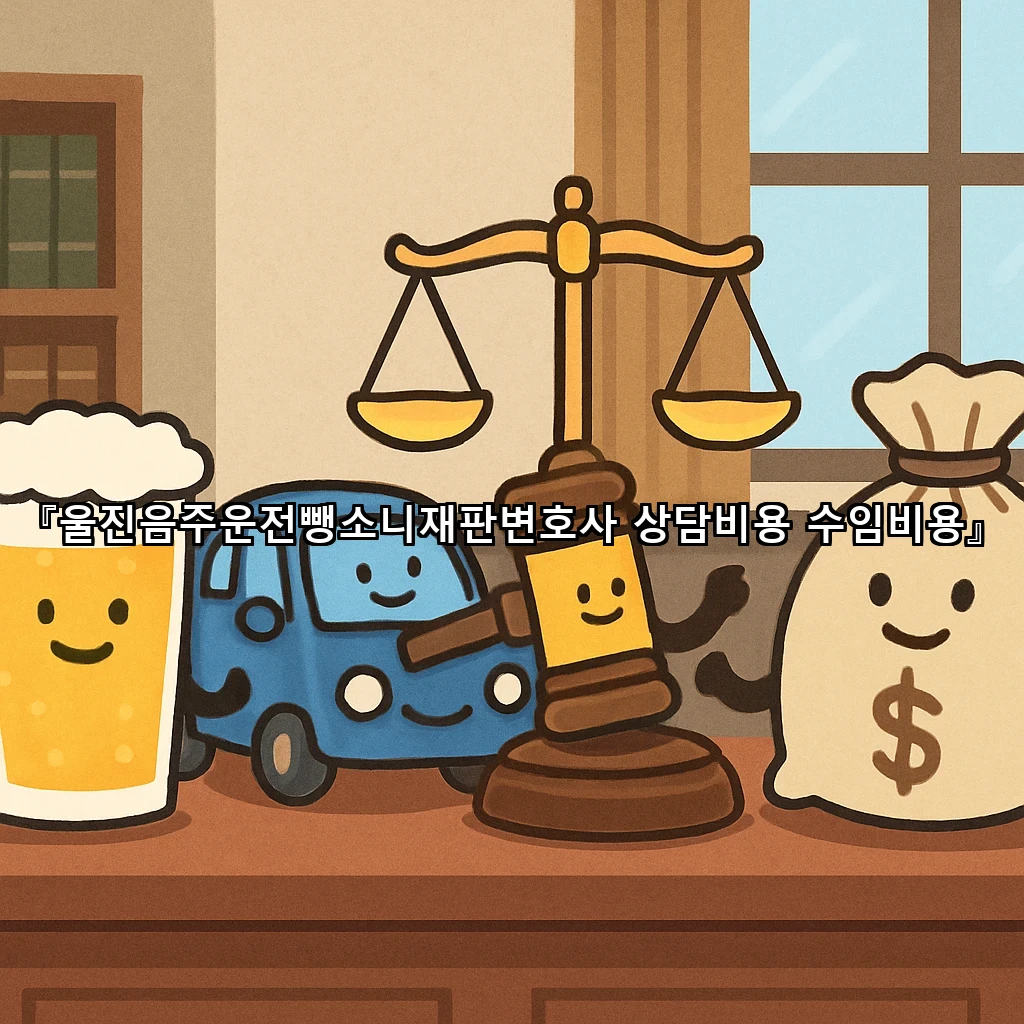 울진음주운전뺑소니재판변호사 상담비용 수임비용