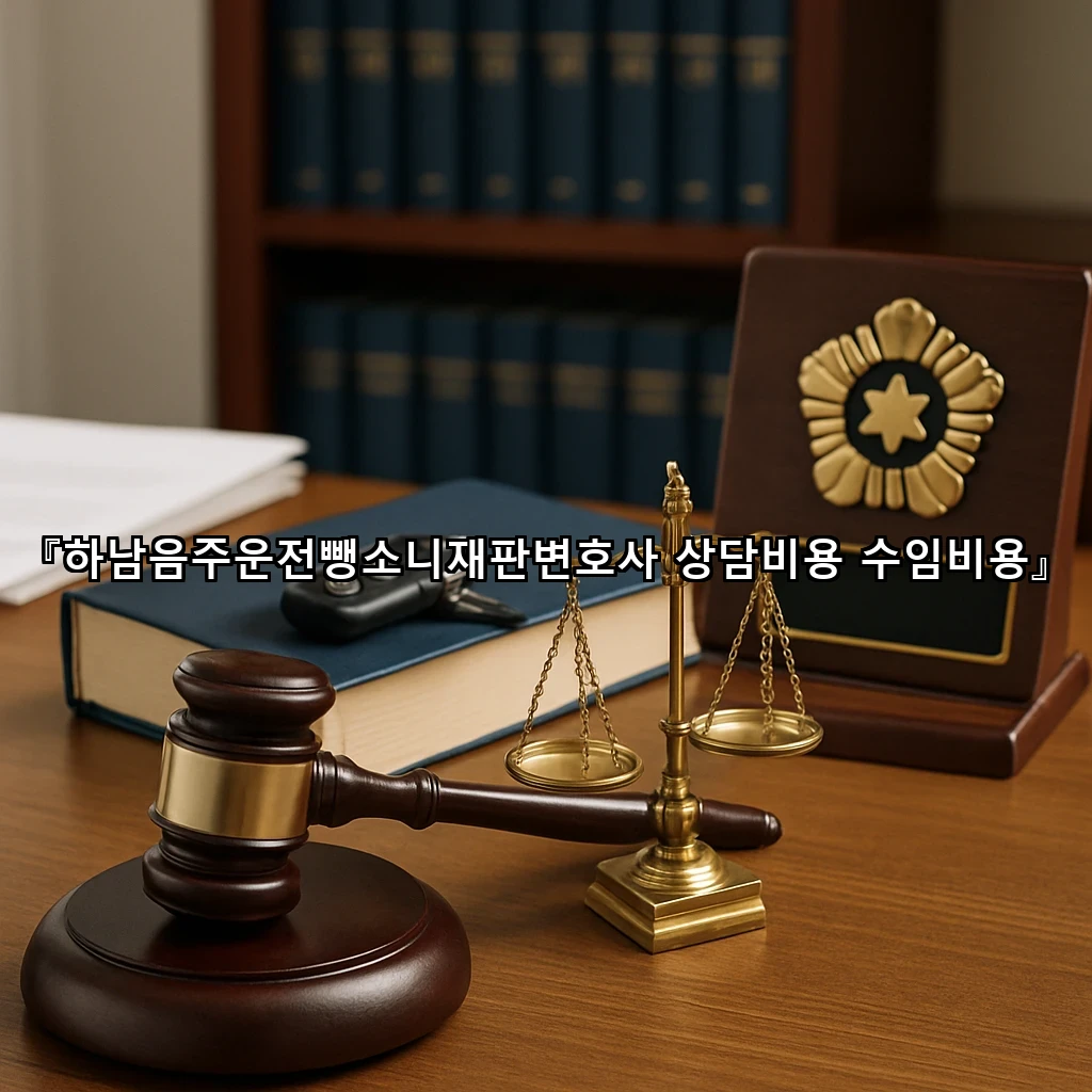 하남음주운전뺑소니재판변호사 상담비용 수임비용