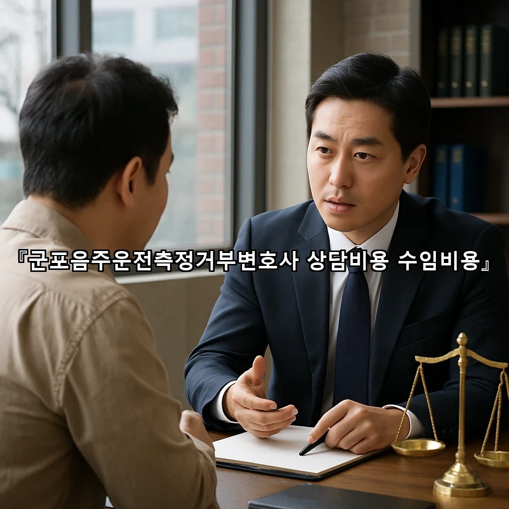 legal image 군포음주운전측정거부변호사 상담비용 수임비용 8294
