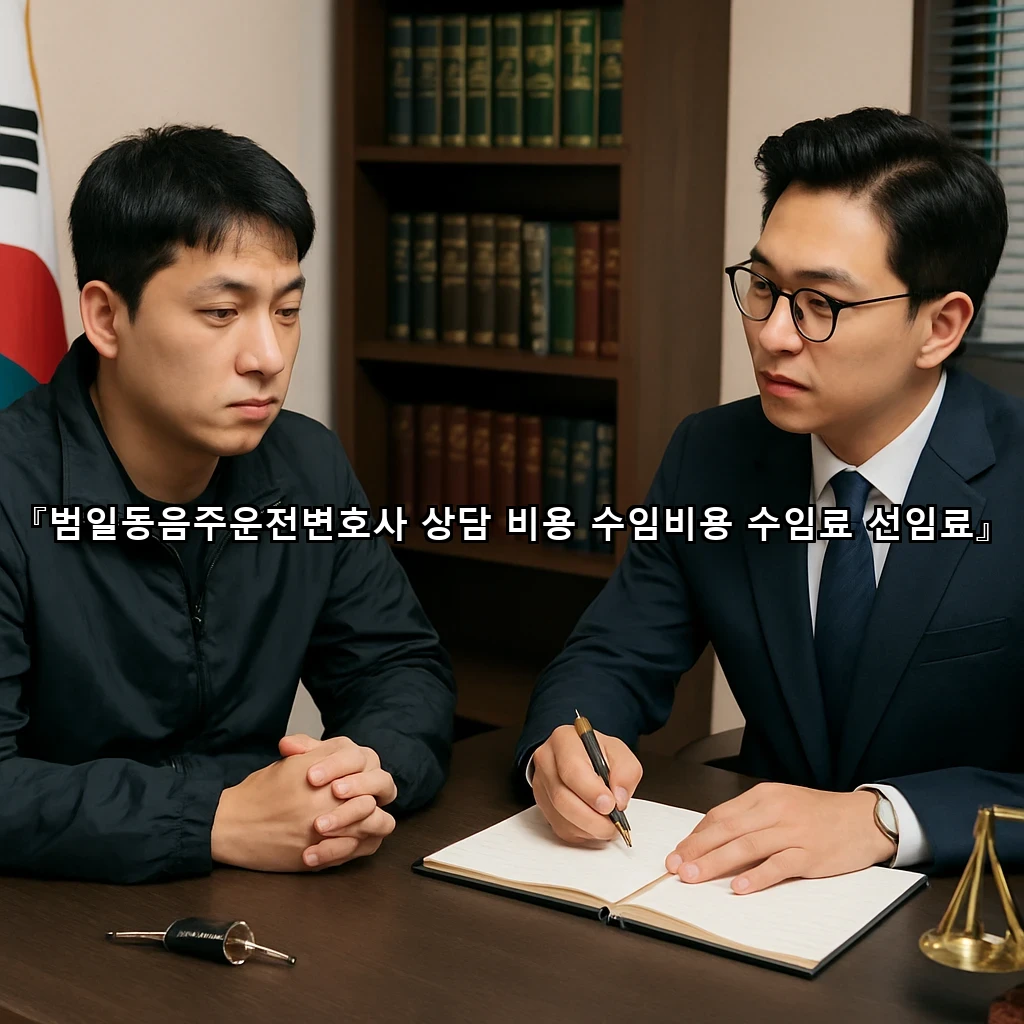 legal image 범일동음주운전변호사 상담 비용 수임비용 수임료 선임료 8047