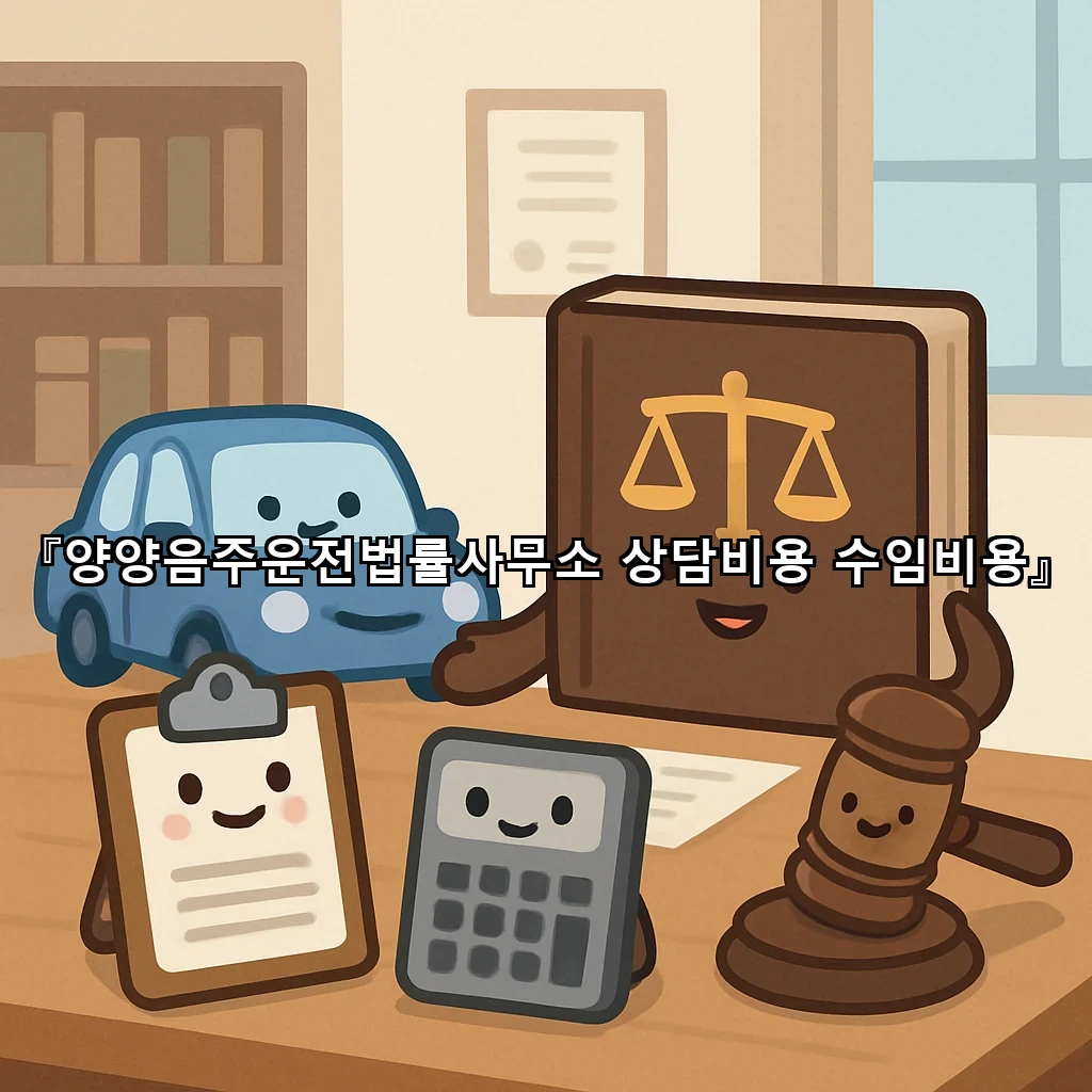 legal image 양양음주운전법률사무소 상담비용 수임비용 8479
