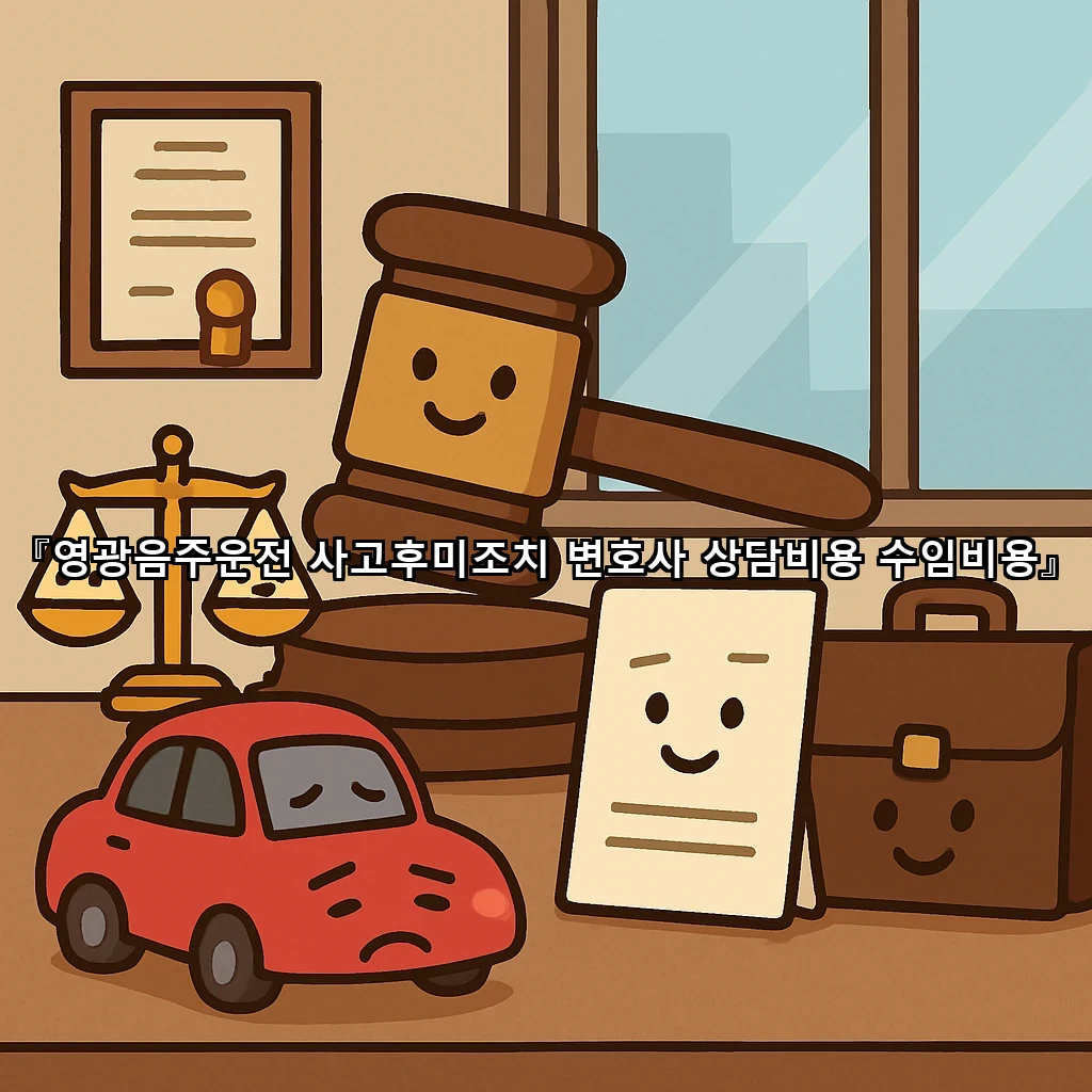 legal image 영광음주운전 사고후미조치 변호사 상담비용 수임비용 7854