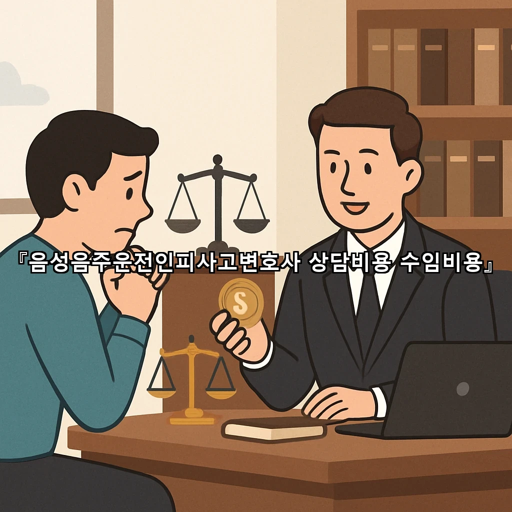 legal image 음성음주운전인피사고변호사 상담비용 수임비용 9027