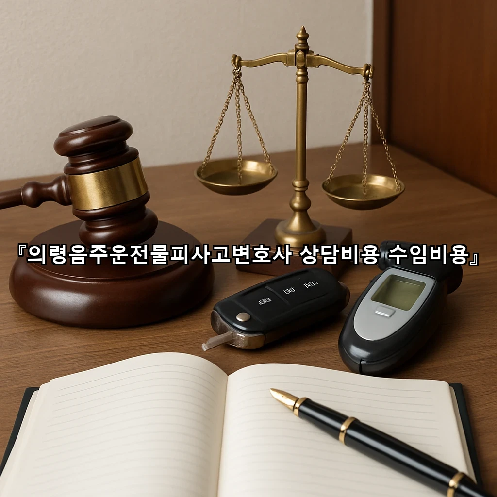 legal image 의령음주운전물피사고변호사 상담비용 수임비용 8580