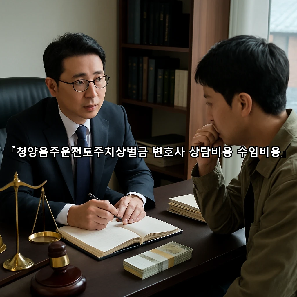 legal image 청양음주운전도주치상벌금 변호사 상담비용 수임비용 8971