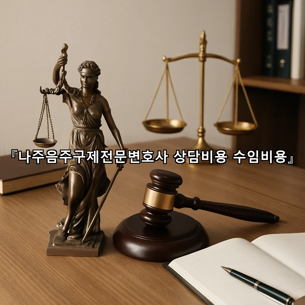 나주음주구제전문변호사 상담비용 수임비용