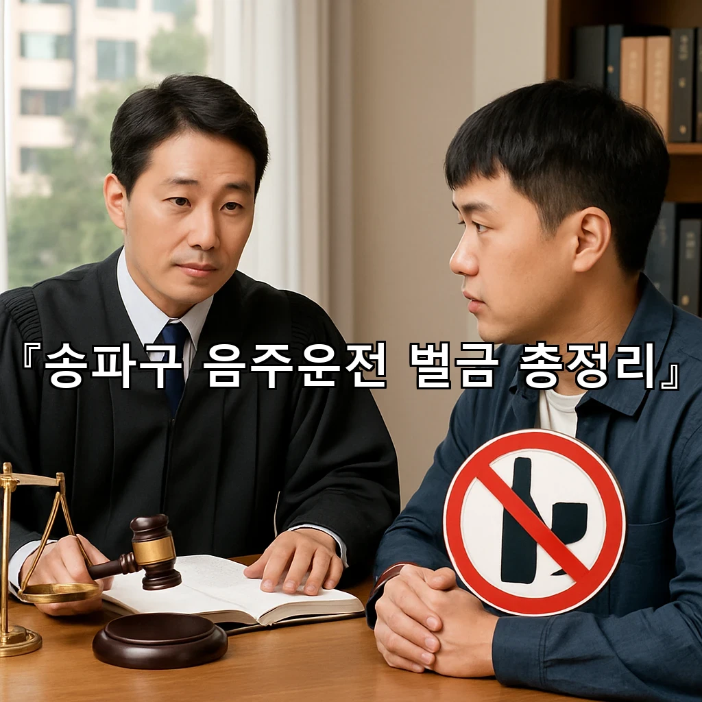 송파구음주운전벌금총정리 기준부터 흐름까지 한눈에 보는 정리