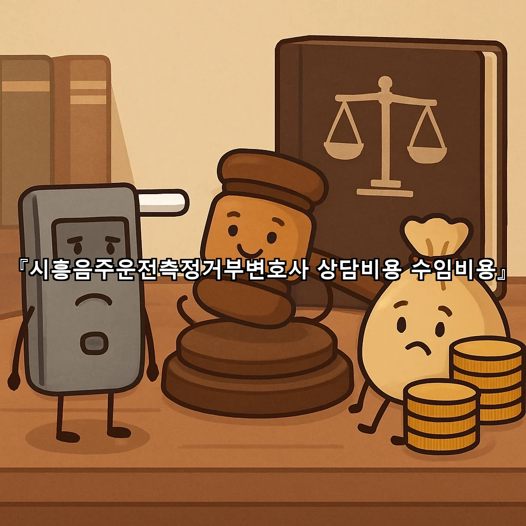 시흥음주운전측정거부변호사 상담비용 수임비용