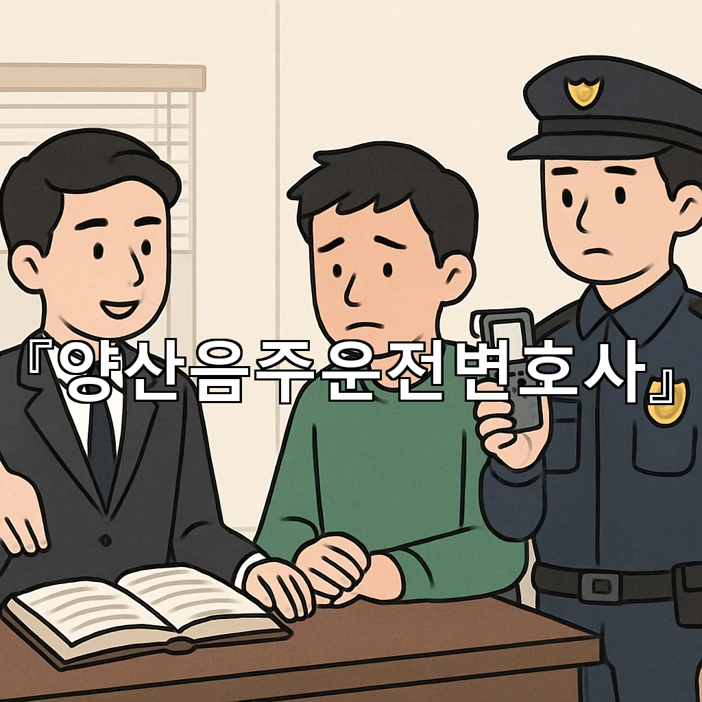 양산음주운전변호사 첫 상담에서 확인할 핵심 기준과 준비 방법