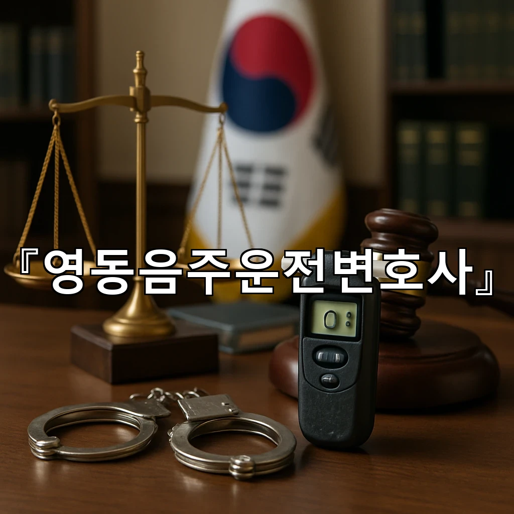 영동음주운전변호사 경찰 조사 전 알아둘 절차와 진술의 중요성