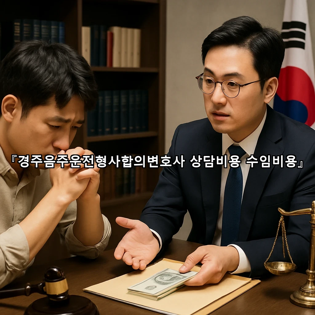 legal image 경주음주운전형사합의변호사 상담비용 수임비용 10606
