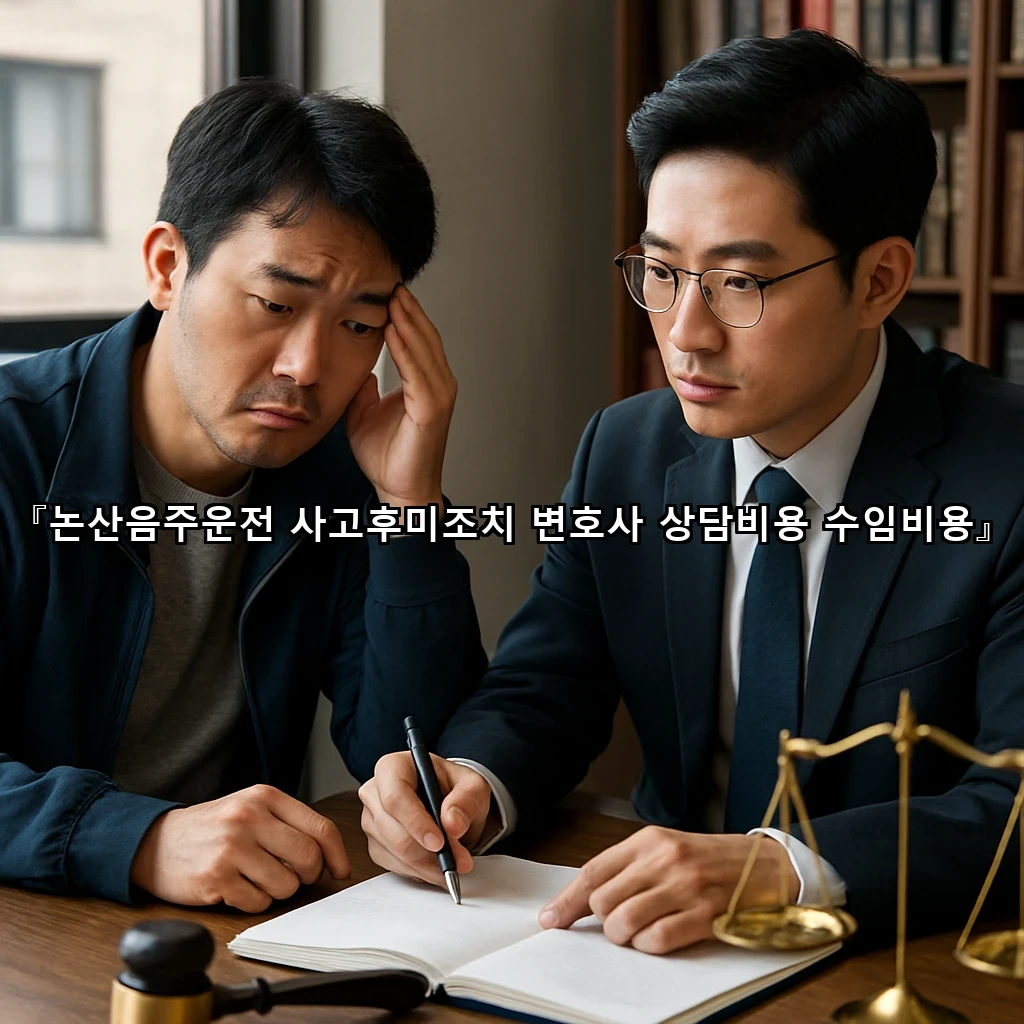legal image 논산음주운전 사고후미조치 변호사 상담비용 수임비용 10119