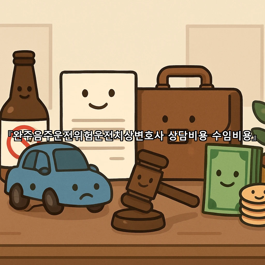 legal image 완주음주운전위험운전치상변호사 상담비용 수임비용 10497