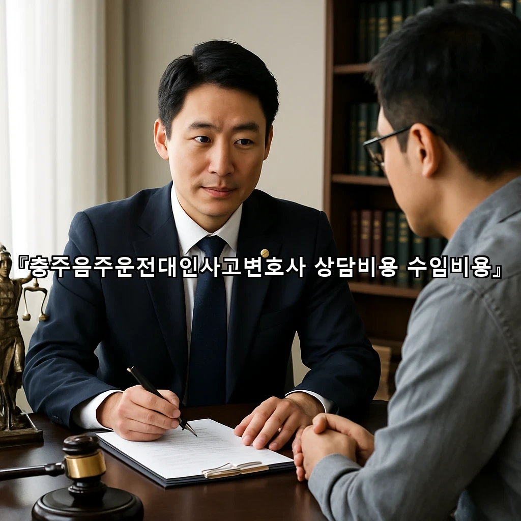 legal image 충주음주운전대인사고변호사 상담비용 수임비용 9735