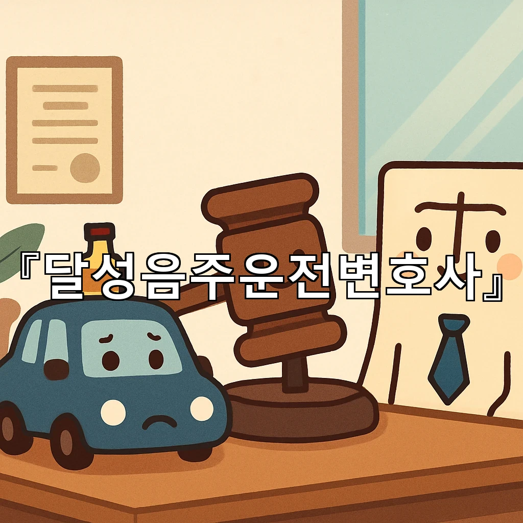 달성음주운전변호사 사건 초반에 정리해야 할 자료와 순서