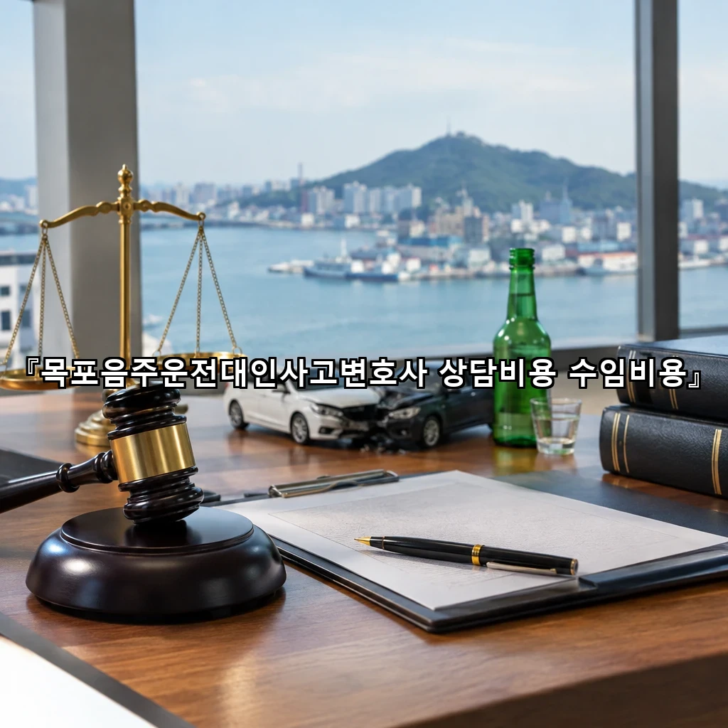 목포음주운전대인사고변호사 상담비용 수임비용