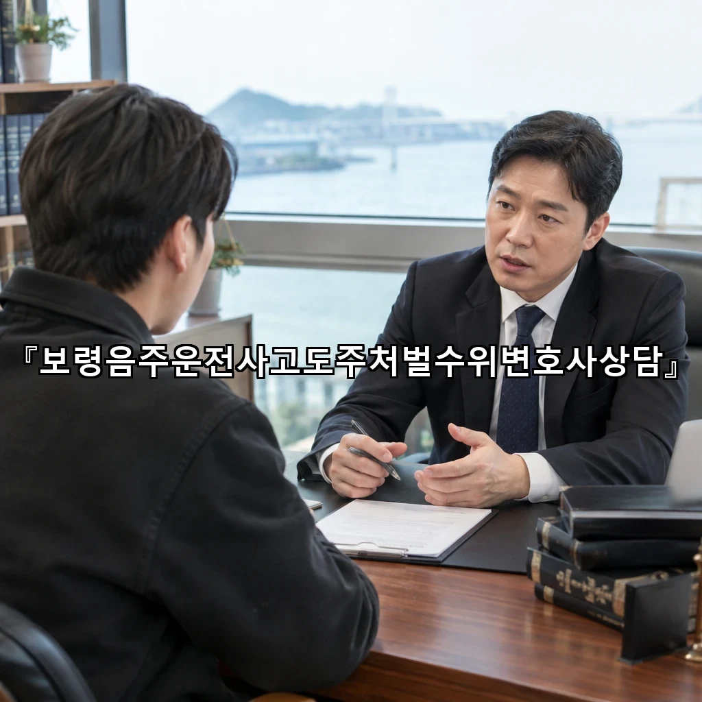 보령음주운전사고도주처벌수위변호사상담