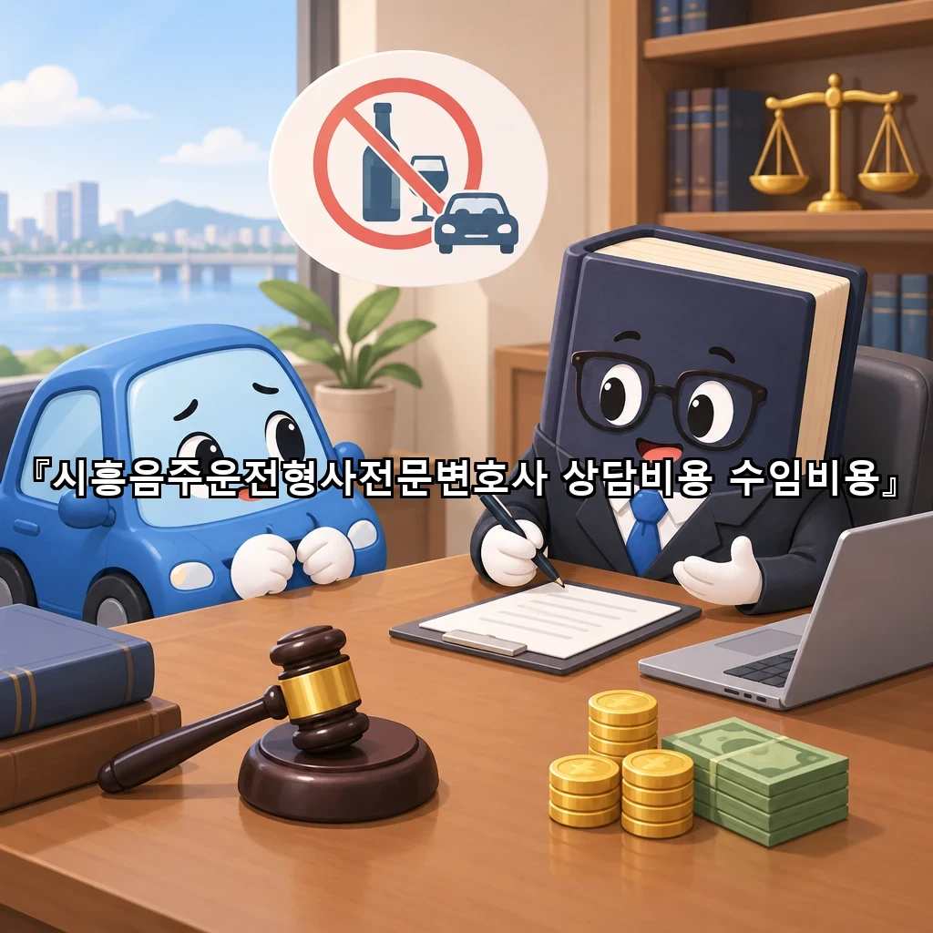 시흥음주운전형사전문변호사 상담비용 수임비용