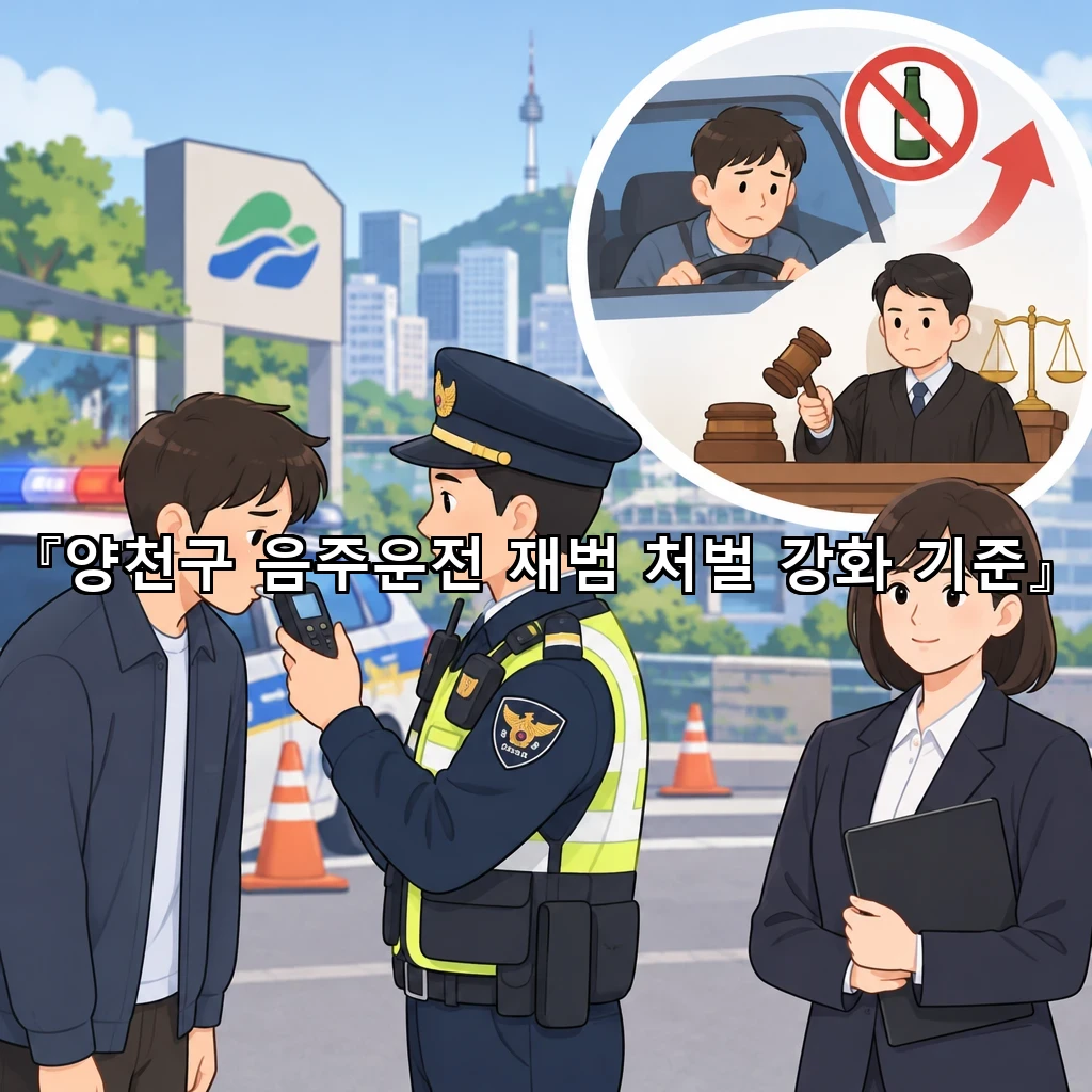 양천구 음주운전 재범 처벌 강화 기준