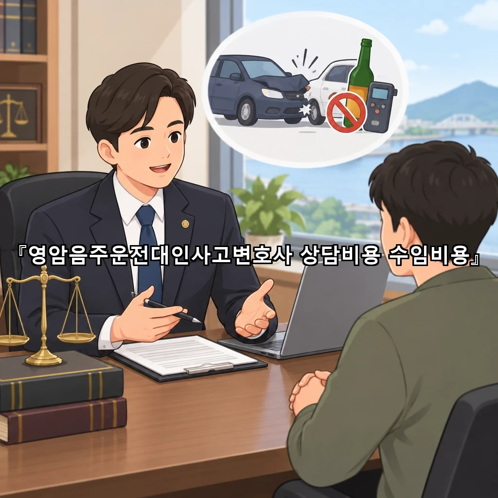 영암음주운전대인사고변호사 상담비용 수임비용