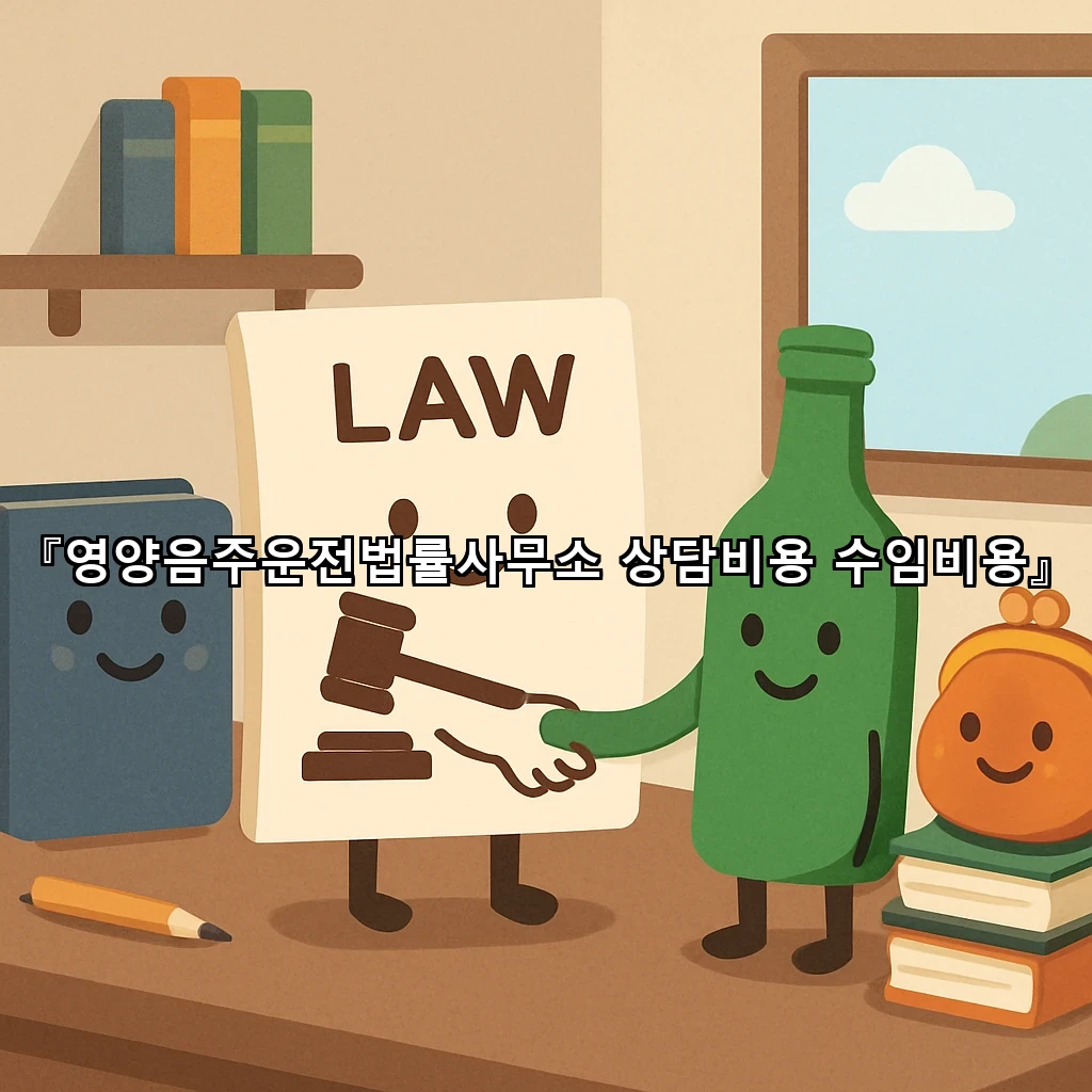 영양음주운전법률사무소 상담비용 수임비용