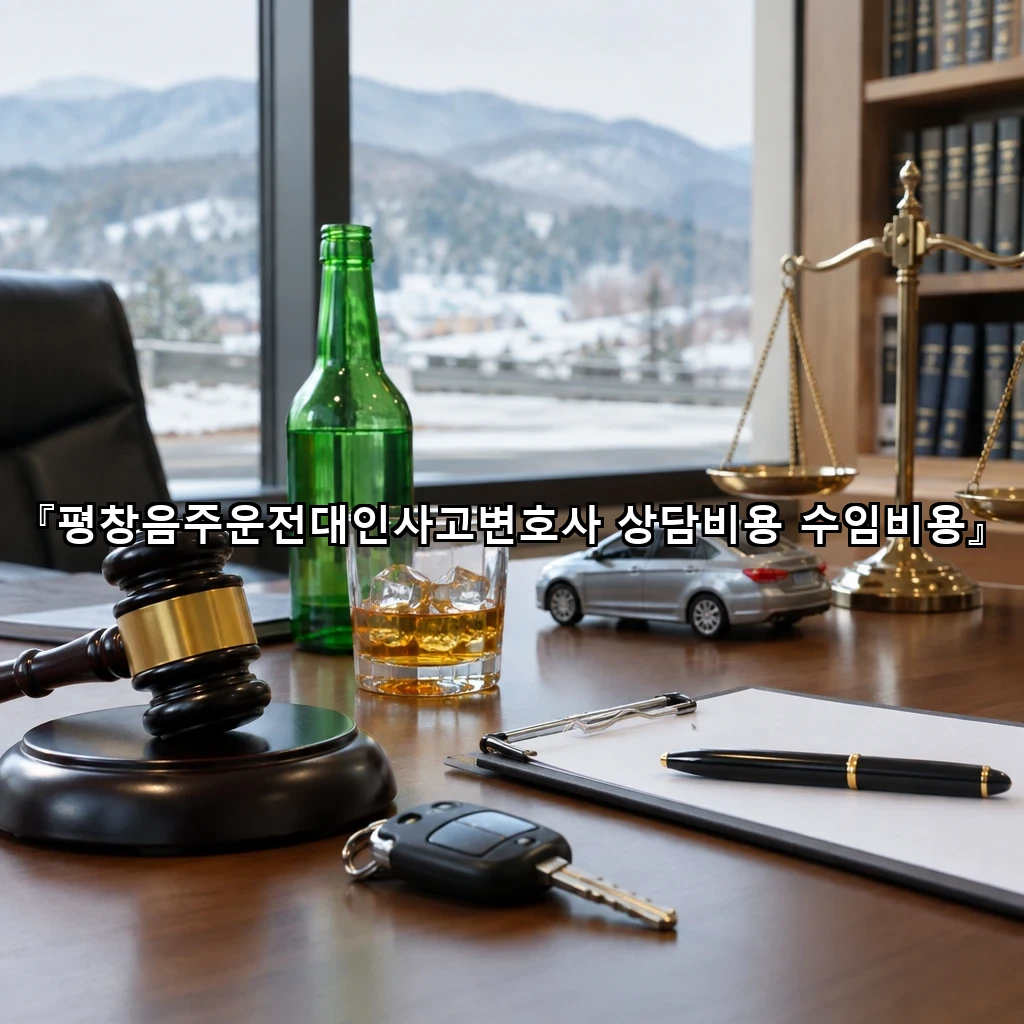평창음주운전대인사고변호사 상담비용 수임비용