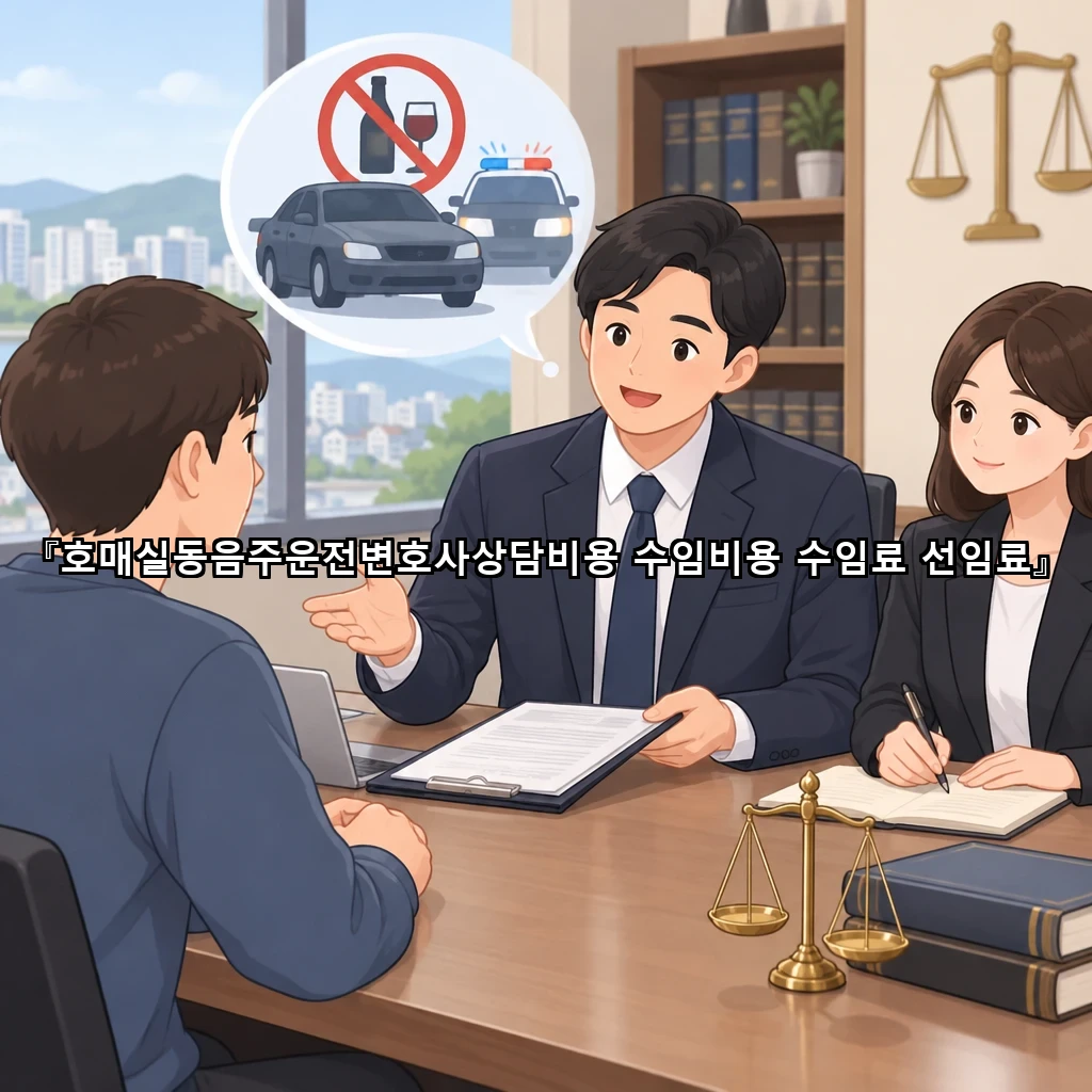 호매실동음주운전변호사상담비용 수임비용 수임료 선임료