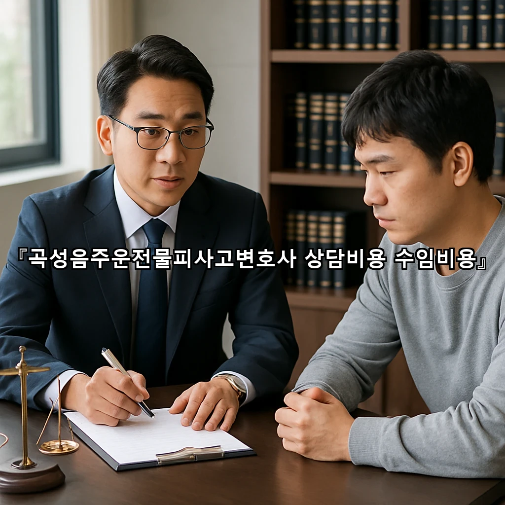legal image 곡성음주운전물피사고변호사 상담비용 수임비용 11446
