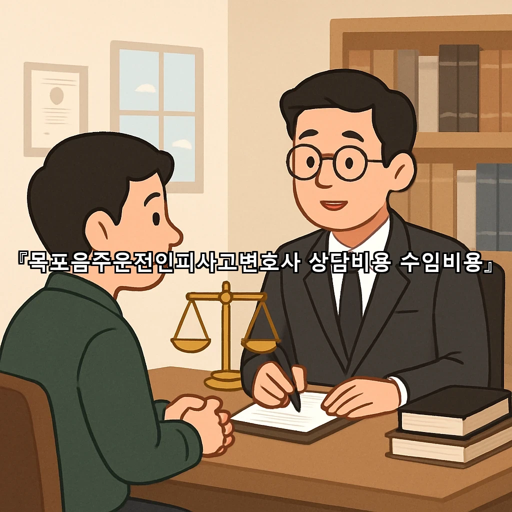 legal image 목포음주운전인피사고변호사 상담비용 수임비용 11534