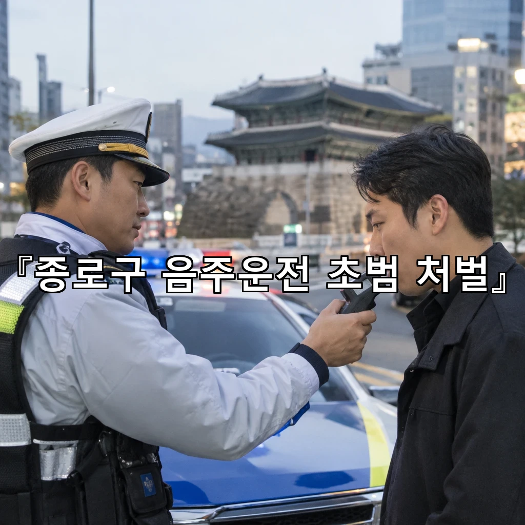 legal image 종로구 음주운전 초범 처벌 11822